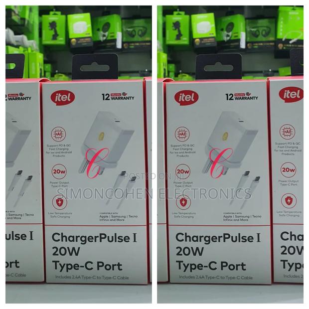 Itel Type C 20w Fast Charger - thumbnail 2