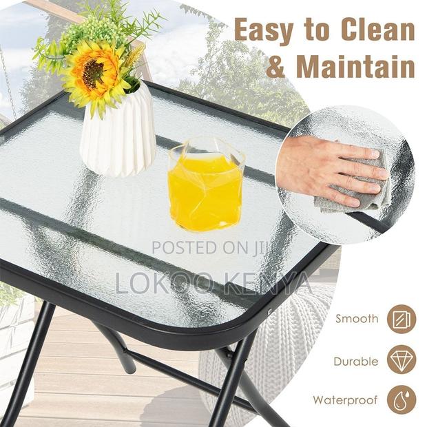 Dining Table: Foldable Outdoor Home Chair - thumbnail 5