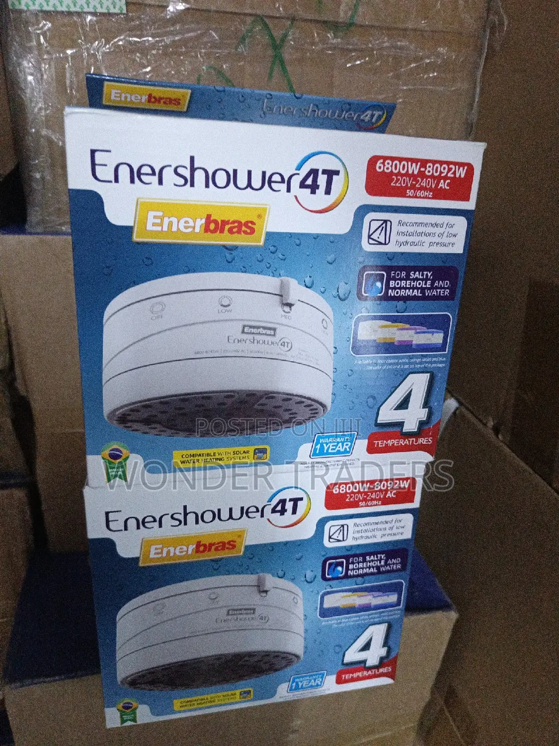 4t Shower Head/Enershower4t)/ Instant Shower