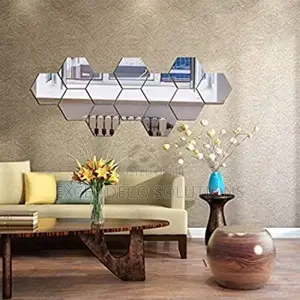 Lightweight Easy to Stick Hexagon Acrylic Mirrors