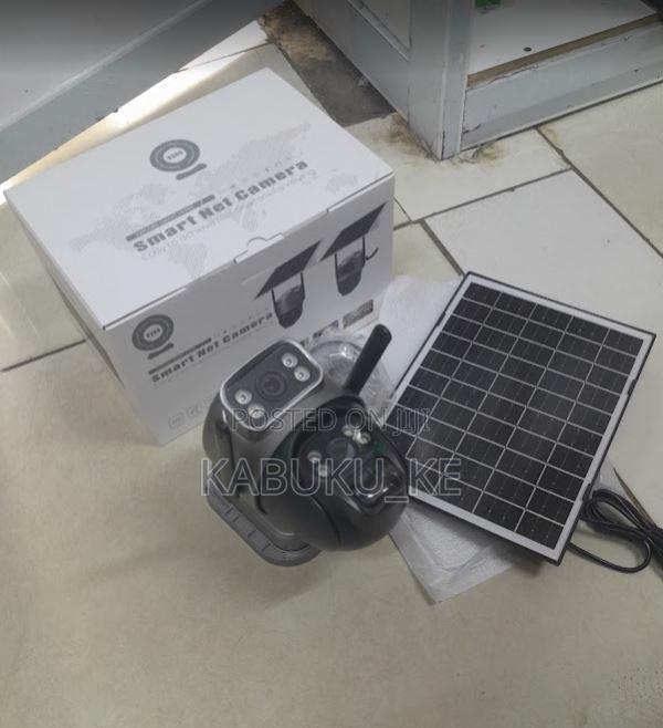 V380 Wifi Solar Powered Dual Lens Camera