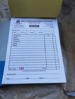 Self Carbonated Receipt Books