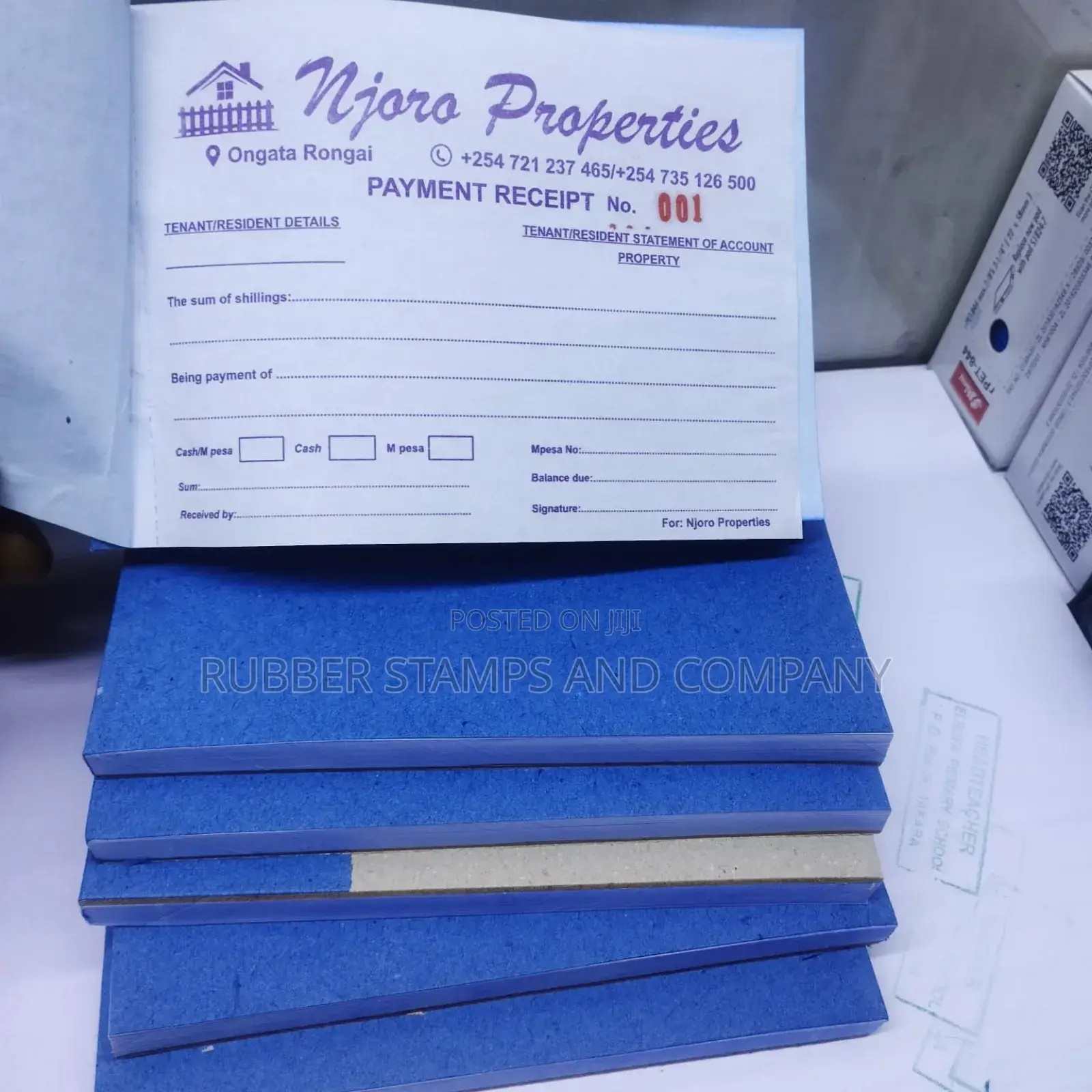 Self Carbonated Receipt Books