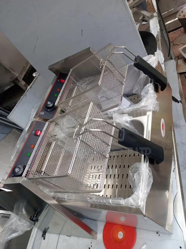 Imported Double Deep Fryer - main view