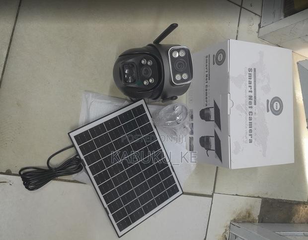 Solar Powered Wifi Dual Lens Camera