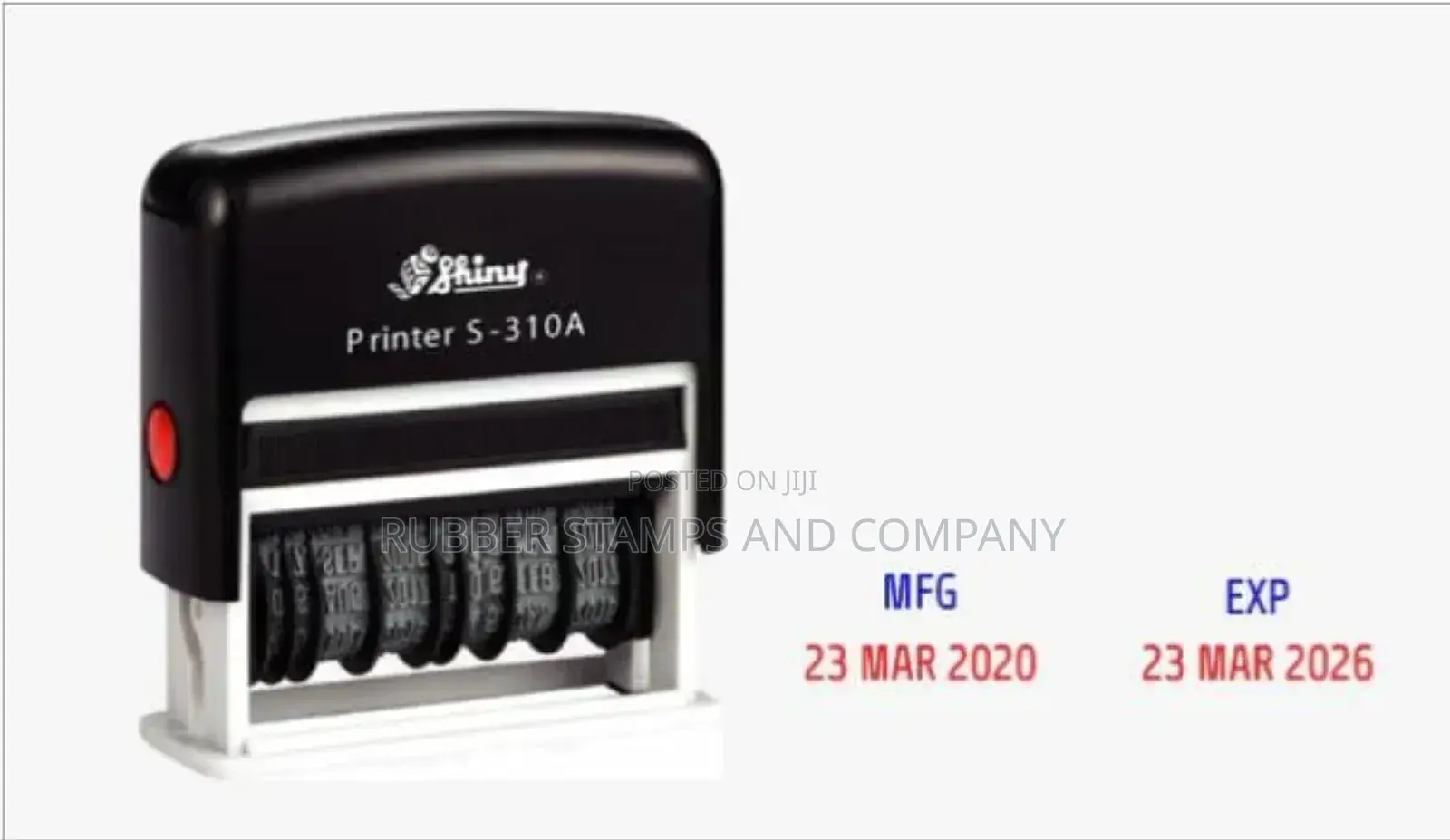 Manufacture, Expiry Self Inking Rubber Stamp