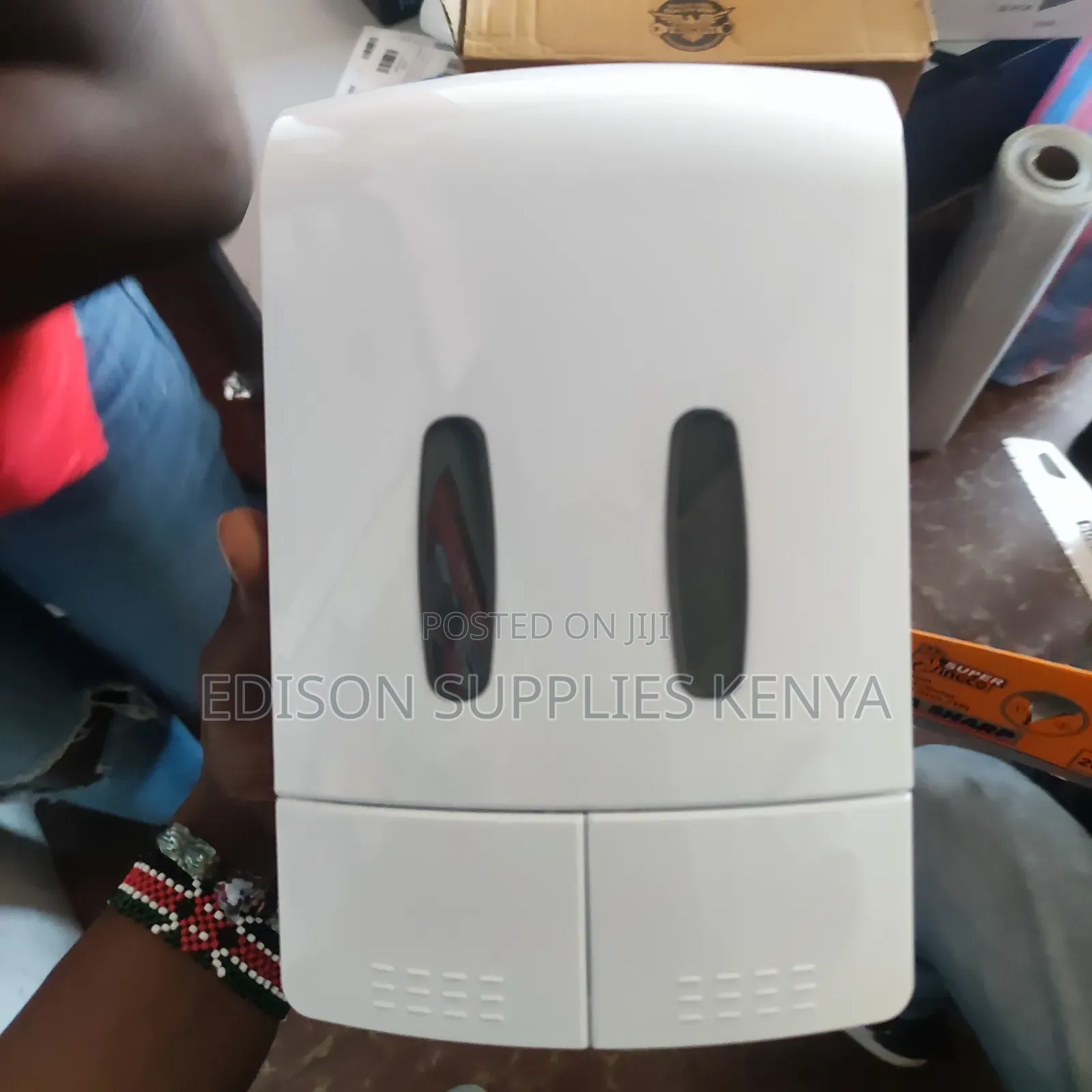 Soap Dispensers 1 Litre Double Soap Dual Shampoo Bottles 1l