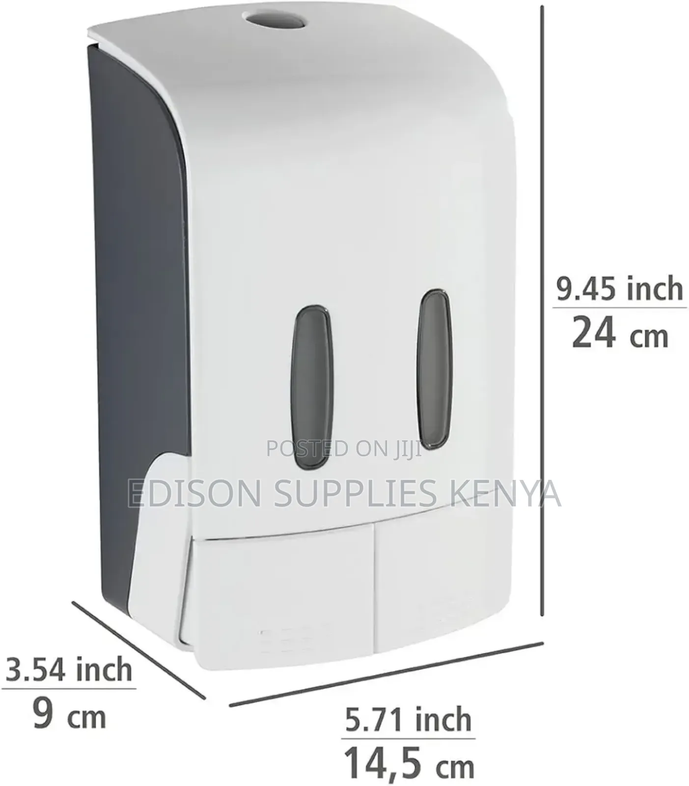 Soap Dispensers 1 Litre Double Soap Dual Shampoo Bottles 1l