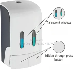 Soap Dispensers 1 Litre Double Soap Dual Shampoo Bottles 1l