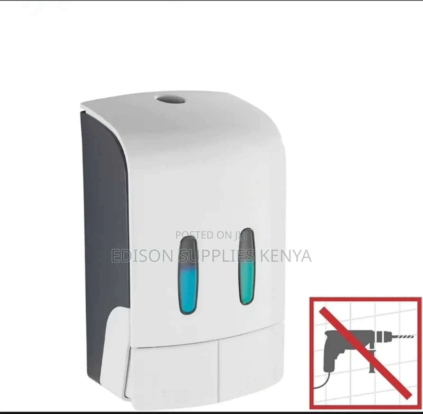 Soap Dispensers 1 Litre Double Soap Dual Shampoo Bottles 1l