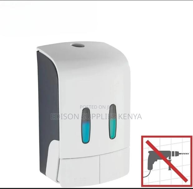 Soap Dispensers 1 Litre Double Soap Dual Shampoo Bottles 1l - thumbnail 12