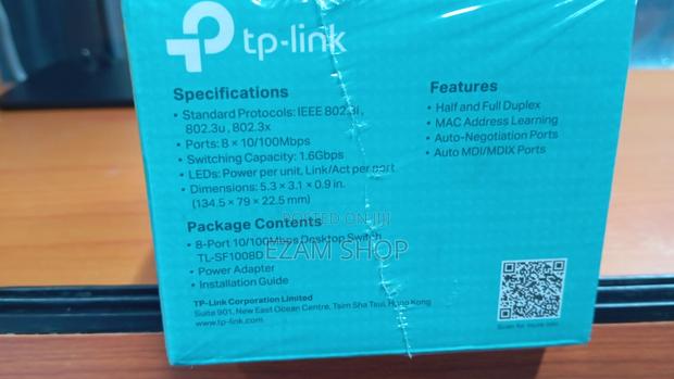 Tp Link 8port Desktop Switch Tl-Sf1008d - main view