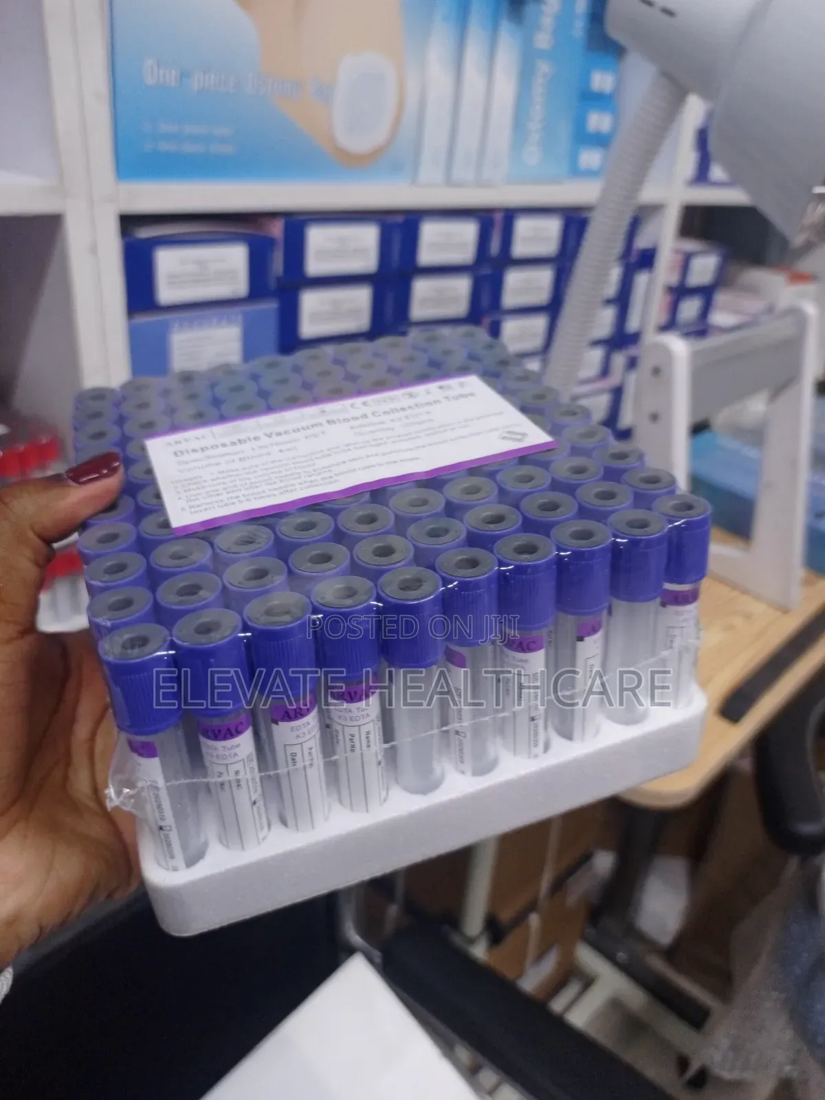Blood Collecting Purple Tube