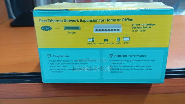Tp Link 8port Desktop Switch Tl-Sf1008d - thumbnail 2