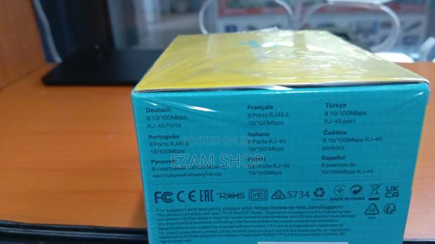 Tp Link 8port Desktop Switch Tl-Sf1008d - thumbnail 4