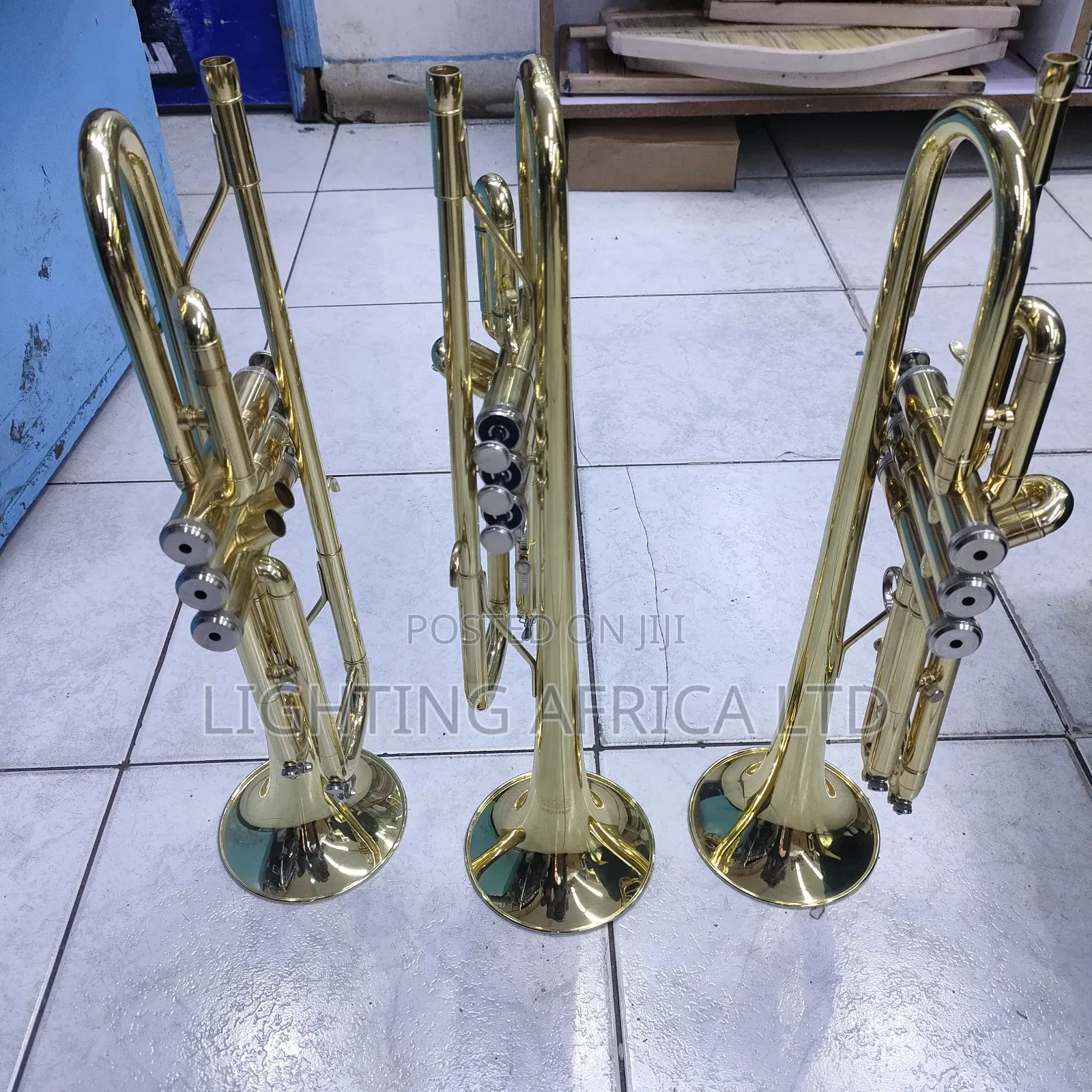 Powerful Gold Parade Trumpet