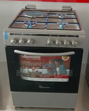 One Year Warranty Ramtons 3g+1e 60x60 Silver Cooker -