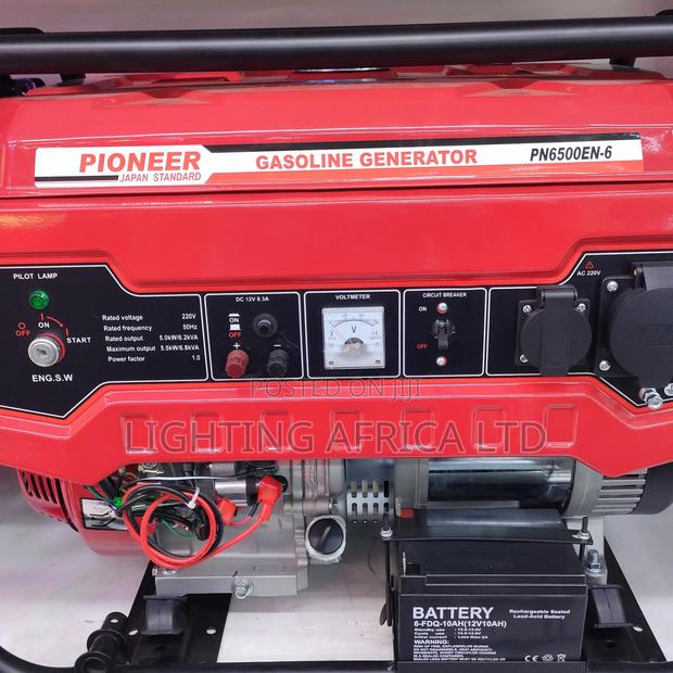 5500w Pioneer Petrol Engine Key Generator - thumbnail 3