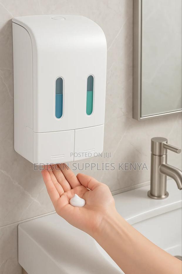 Soap Dispensers 1 Litre Double Soap Dual Shampoo Bottles 1l - main view