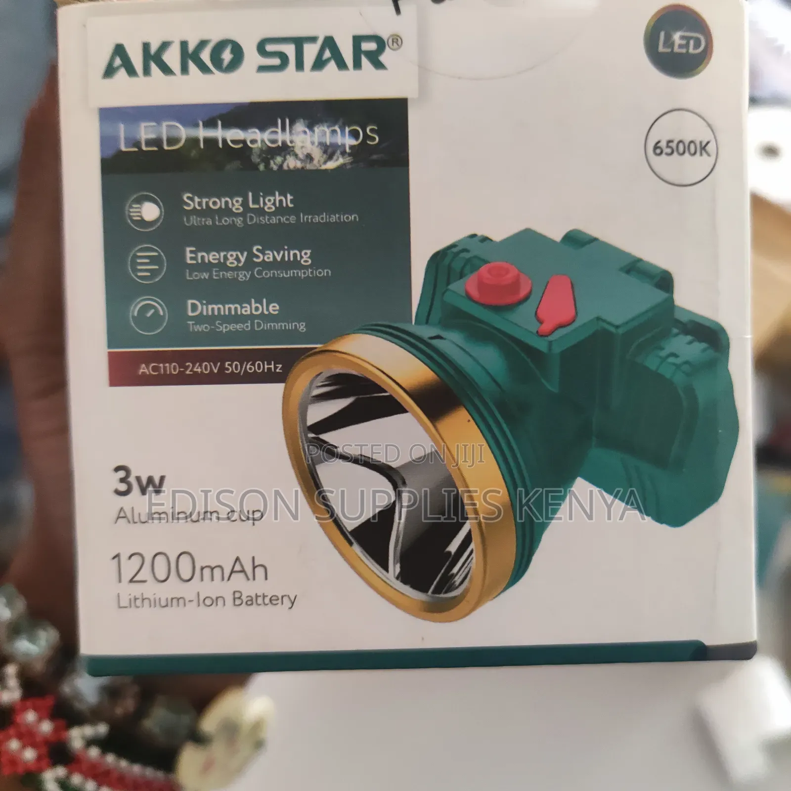 Headlamps Akko Star Rechargeable Headlight Torch Head Lamp