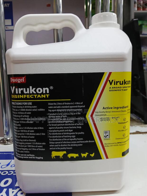 Virukon Disinfectant 5litres - thumbnail 3