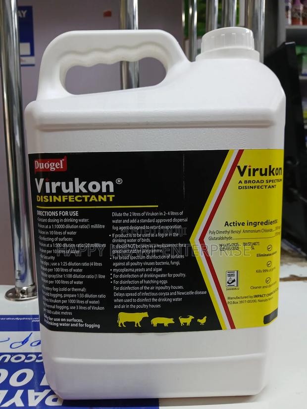 Virukon Disinfectant 5litres - thumbnail 4