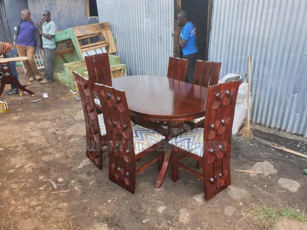 Executive Wooden Dining Set - main view