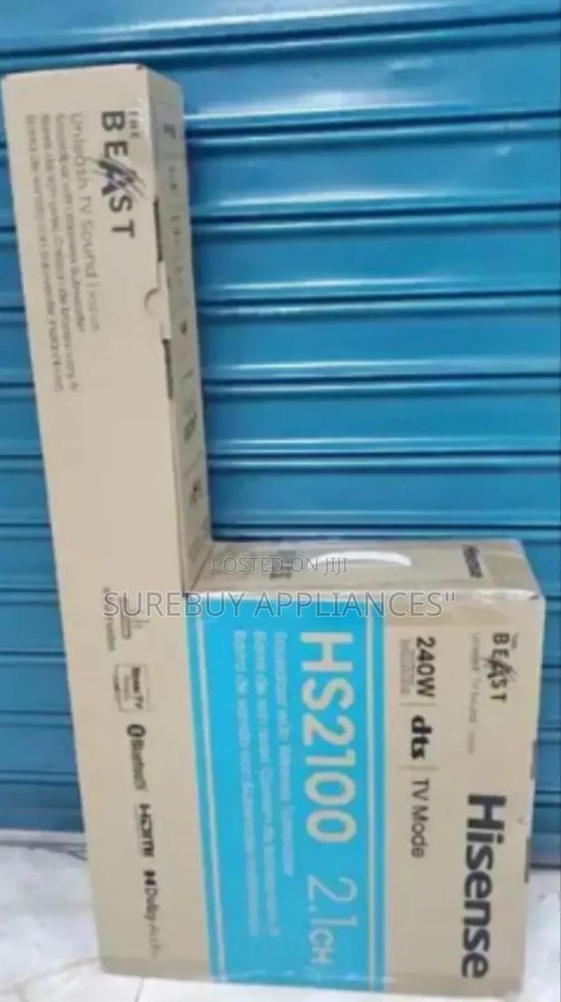 Hisense Hs2100 Soundbar With Wireless Subwoofer
