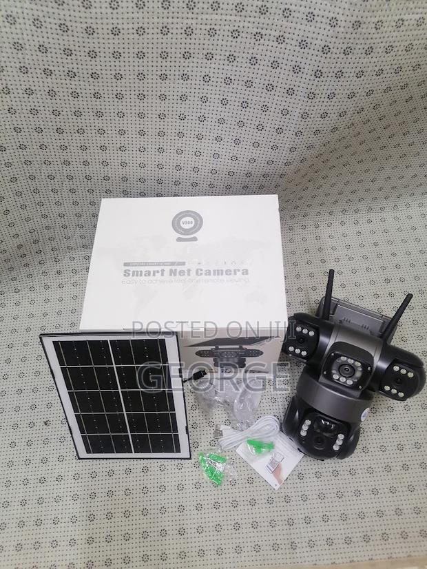 #V380 4g PTZ Tripple Lens Solar Camera