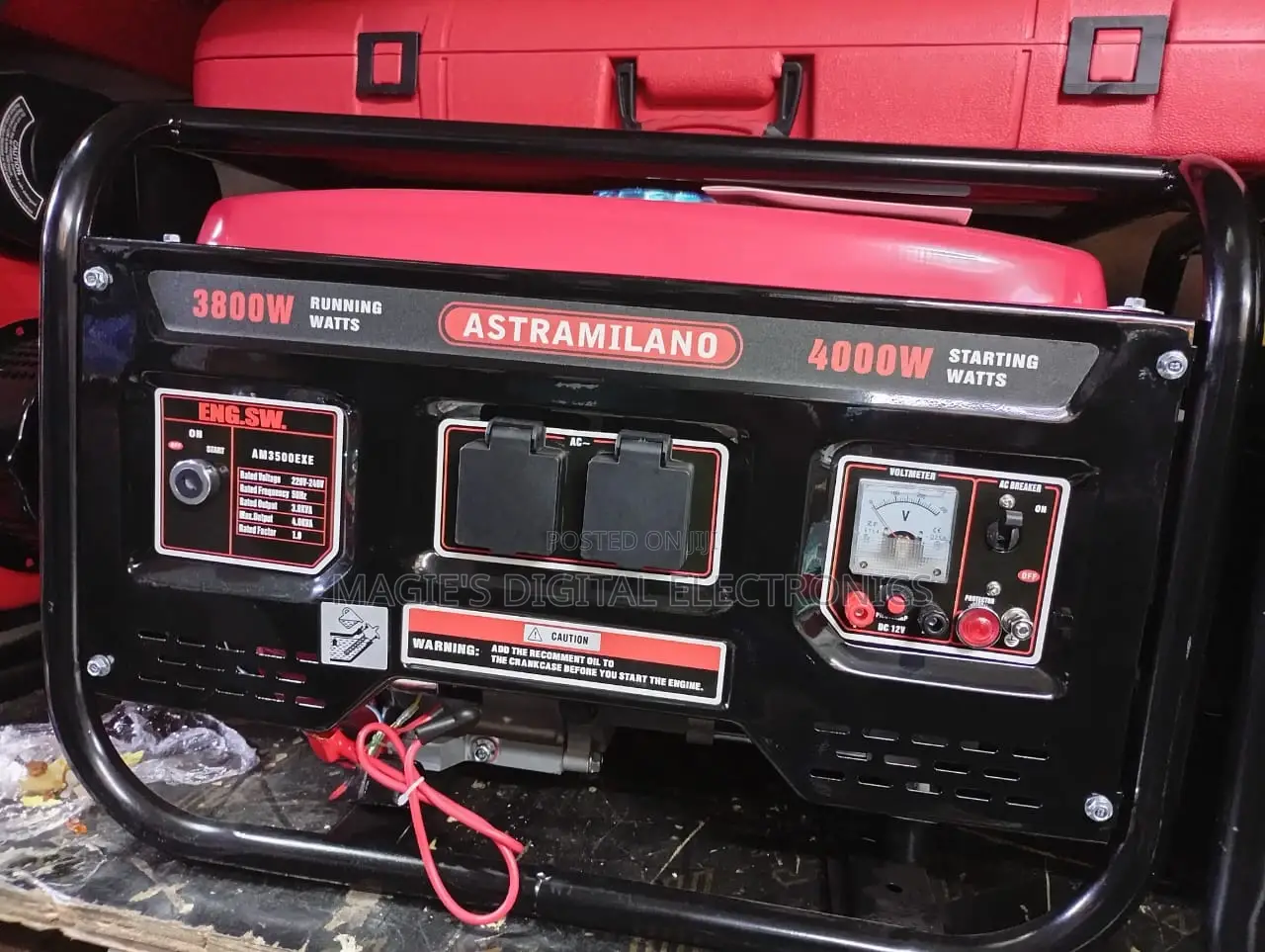 High Standard 4kva Astramilano Petrol Generator Keystart