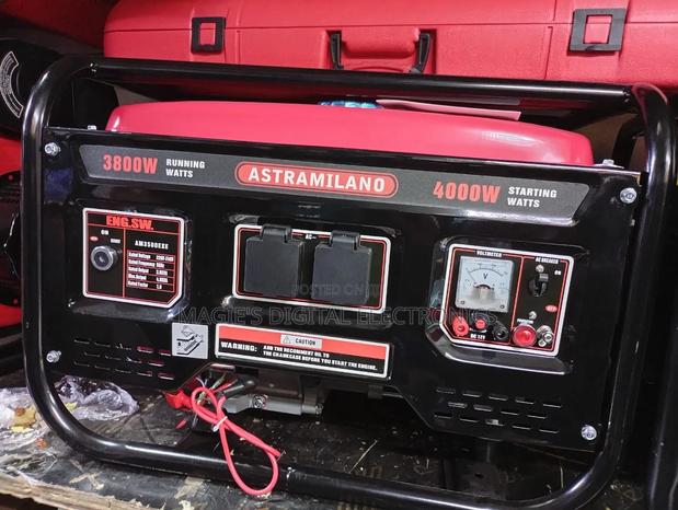 High Standard 4kva Astramilano Petrol Generator Keystart