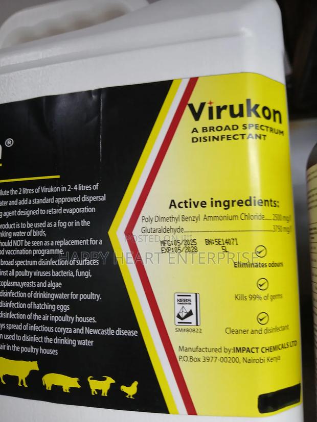 Virukon Disinfectant 5litres - thumbnail 5