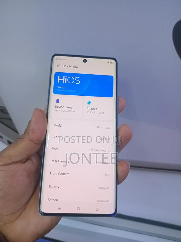 Tecno Camon 30S 128 GB Blue - thumbnail 3