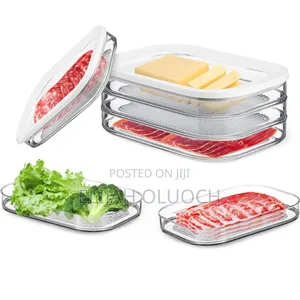 3 in 1 Stackable Bacon and Cheese Container