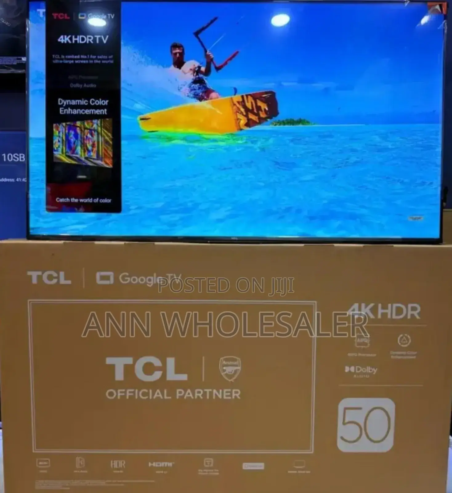 50 Inch TCL 4 K Smart Tv T/7