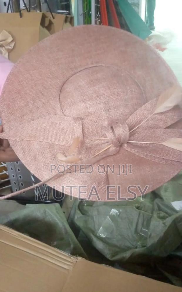 Dusty Pink Black Executive Fascinators Hats