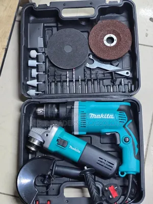 Makita Grinder + Drill Combo 
All Components  Included