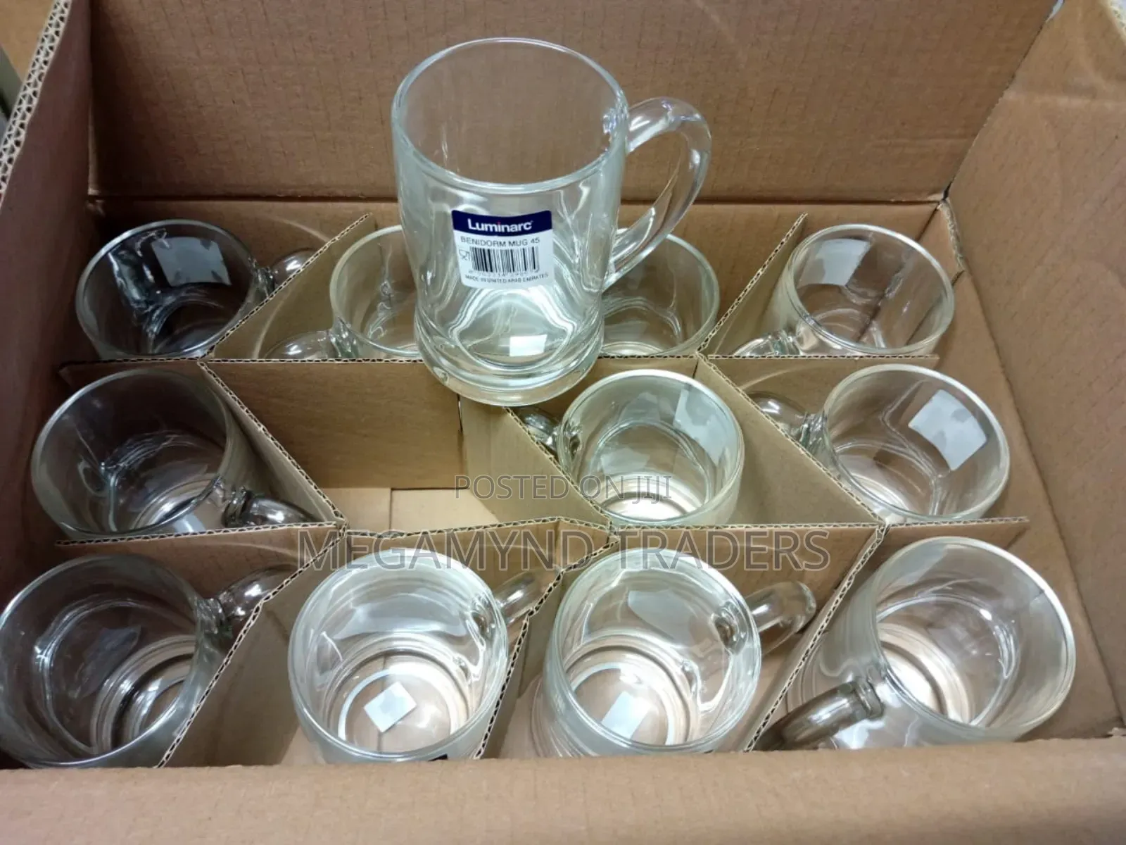 6pc Beer Mugs 450ml/Luminarc Benidorm Mug/Dawa Mug