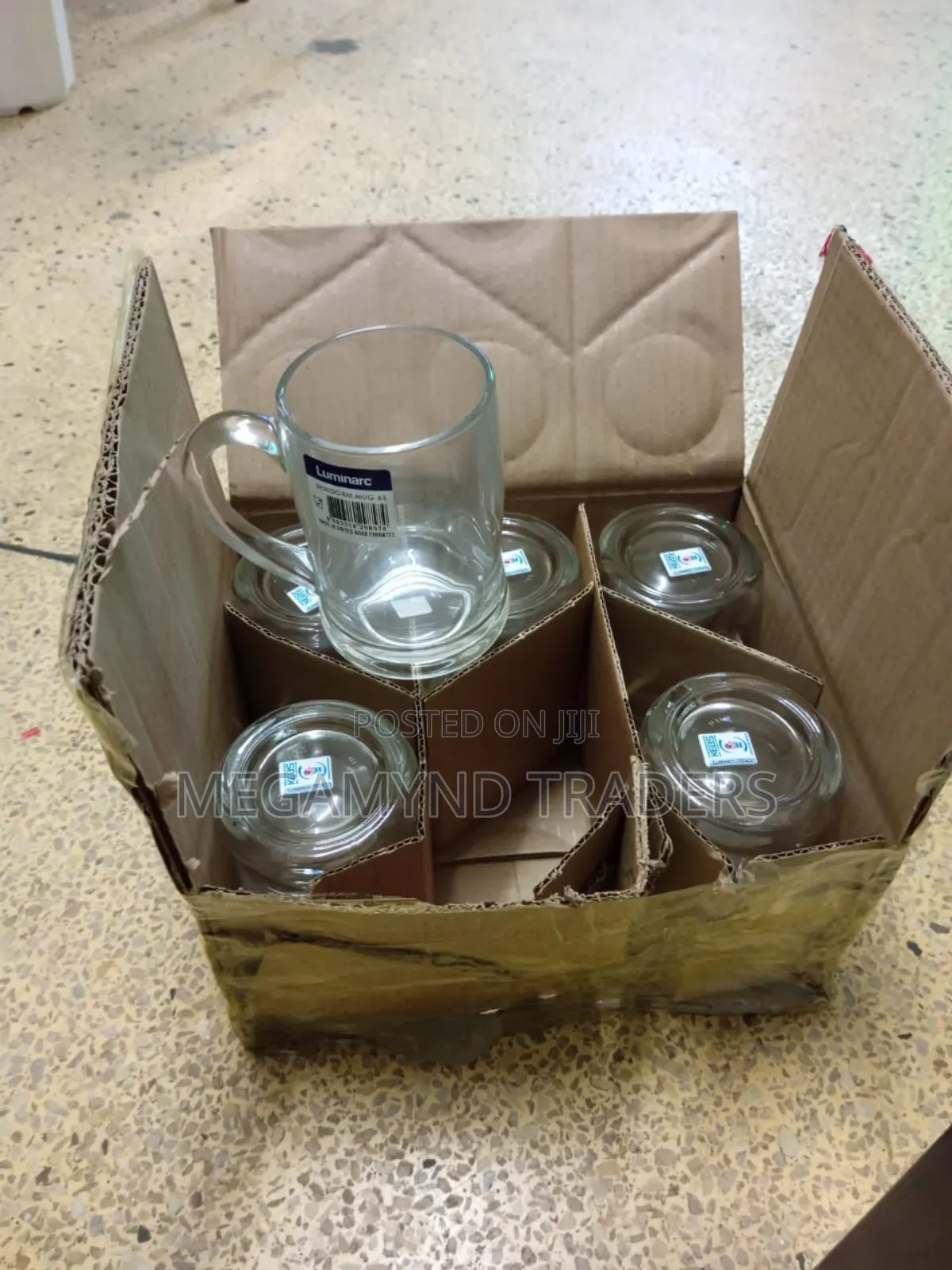 6pc Beer Mugs 450ml/Luminarc Benidorm Mug/Dawa Mug