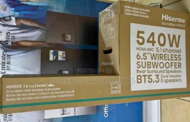 Hisense Hs5100 540w 5.1ch Soundbar - main view