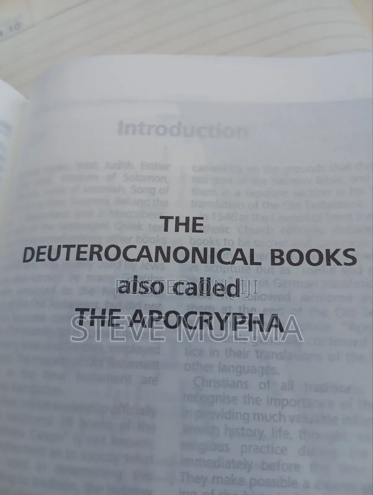 Good News Bible With Deuterocanonical Books.