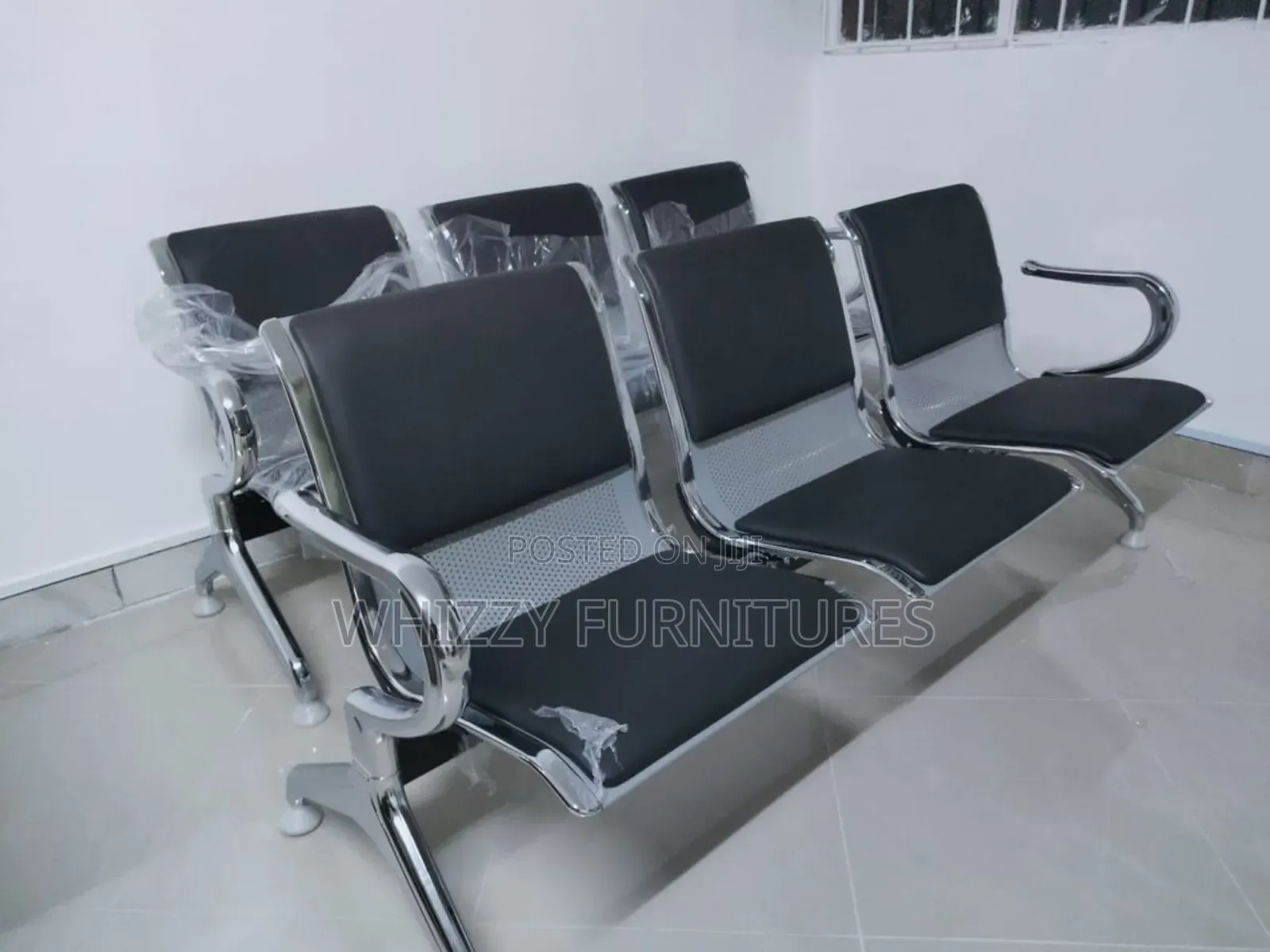 Silver Waiting Chair