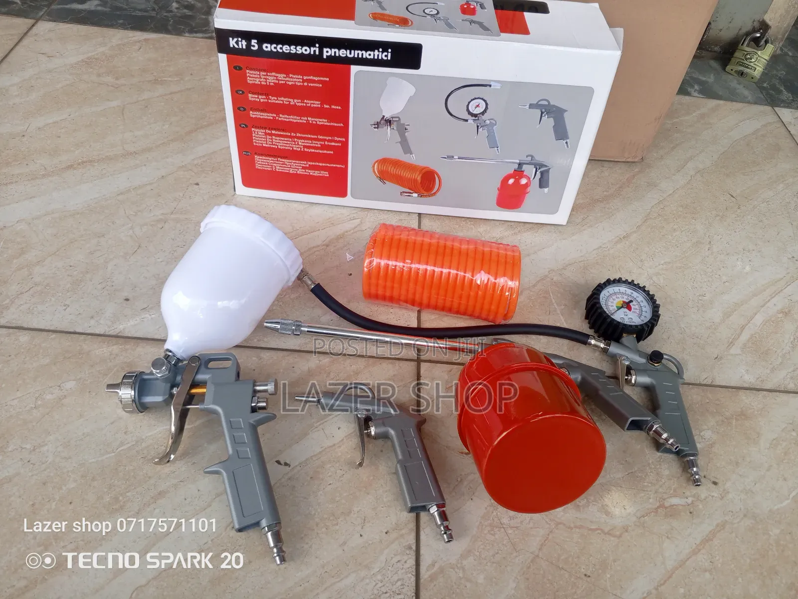 5in1 Spray Gun Set