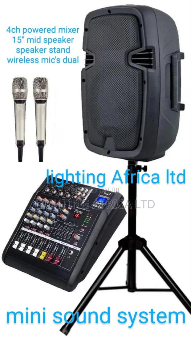 Mini Public Address System With Wireless Microphone - main view