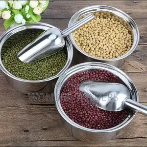 Stainless Steel Grain Floor Scooper Available 
Size 11"