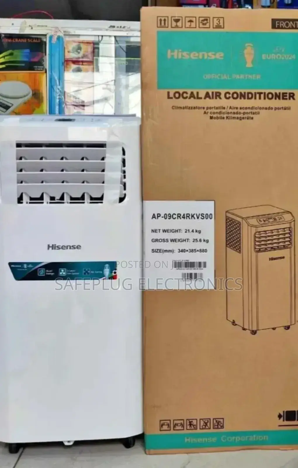 Air Conditioner (Hisense) 9000btu, Portable Ac; Quality