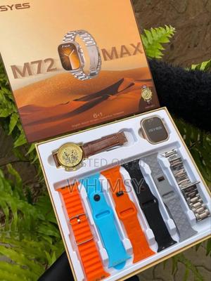M72 Max Smart Watch With 7 Interchangeable Straps - main view