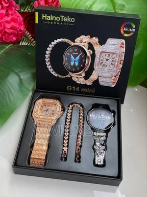 Ladies Haino Teko Smart Watch G14 Mini Bracelet Iced Watch