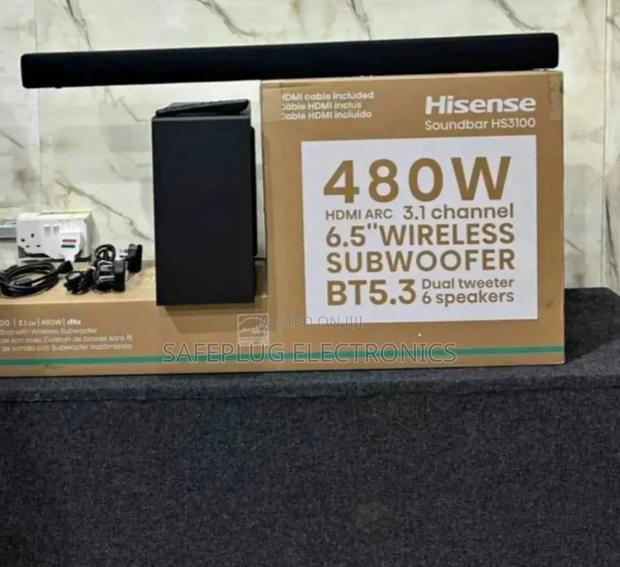 Hisense Soundbar Speaker 3.1ch Hisense, 480w Hs3100