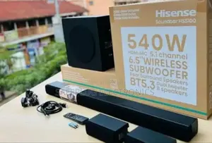 Soundbar Speaker, Hisense Hs5100 540w, Wireless Subwoofer